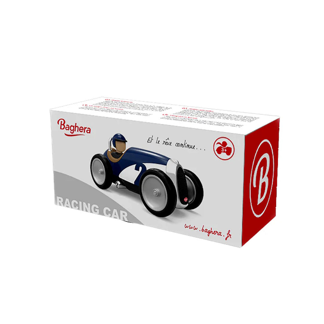 Baghera Racing Car White Blue