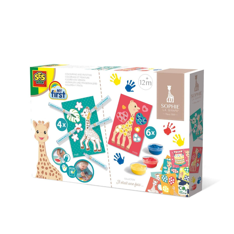 SES Creative Sophie la girafe - Colouring and painting