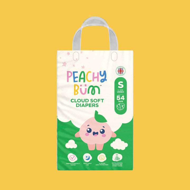 Peach Bum Cloud Soft Tape Diaper