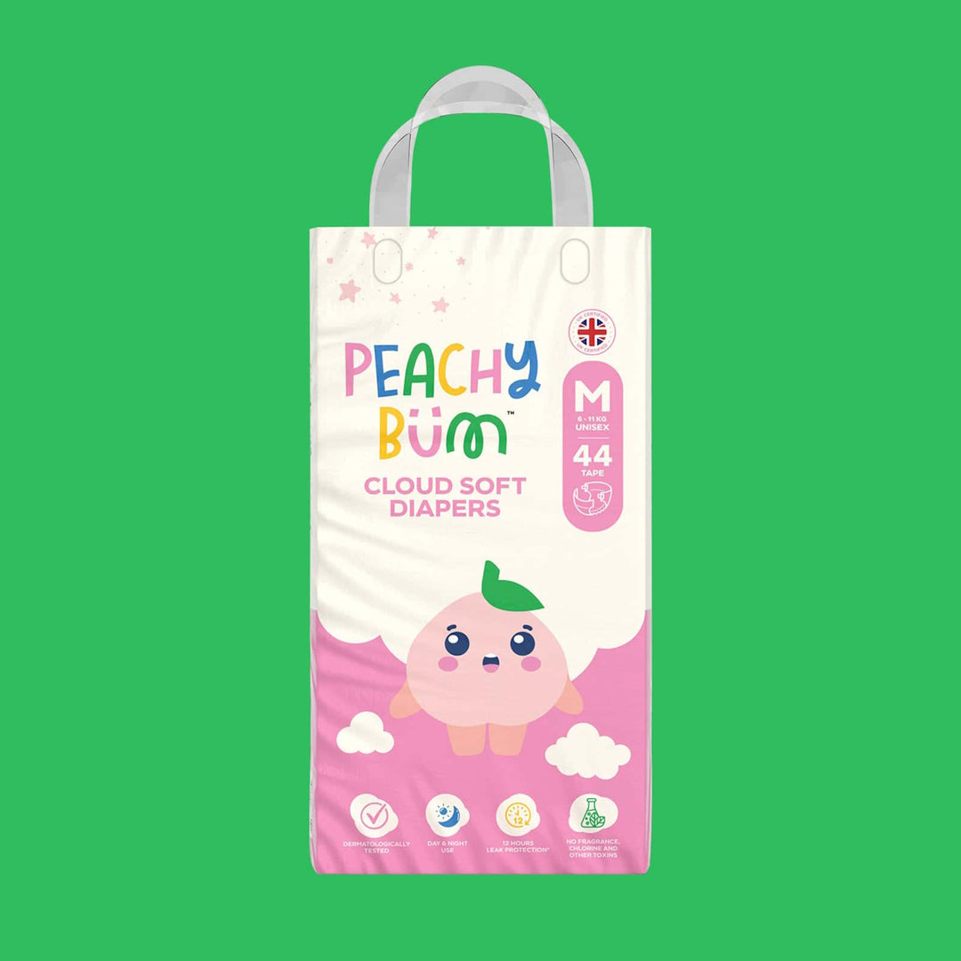 Peach Bum Cloud Soft Tape Diaper