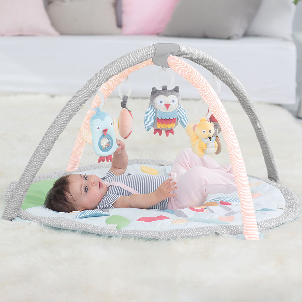 Skip Hop Treetop Friends Activity Gym - Grey/Pastel