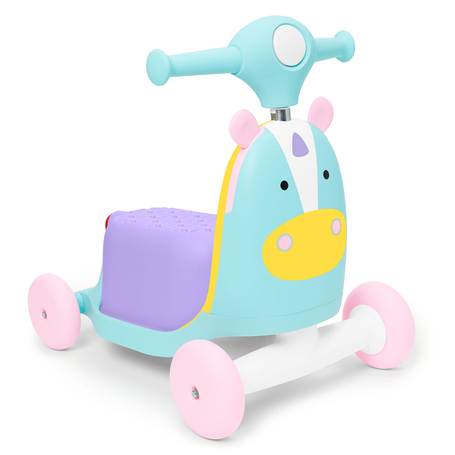 Skip Hop Zoo Ride On 3 in 1 Scooter