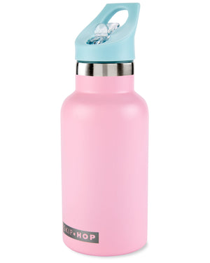 Skip Hop Canteen Bottle Pink, flip-up straw top
