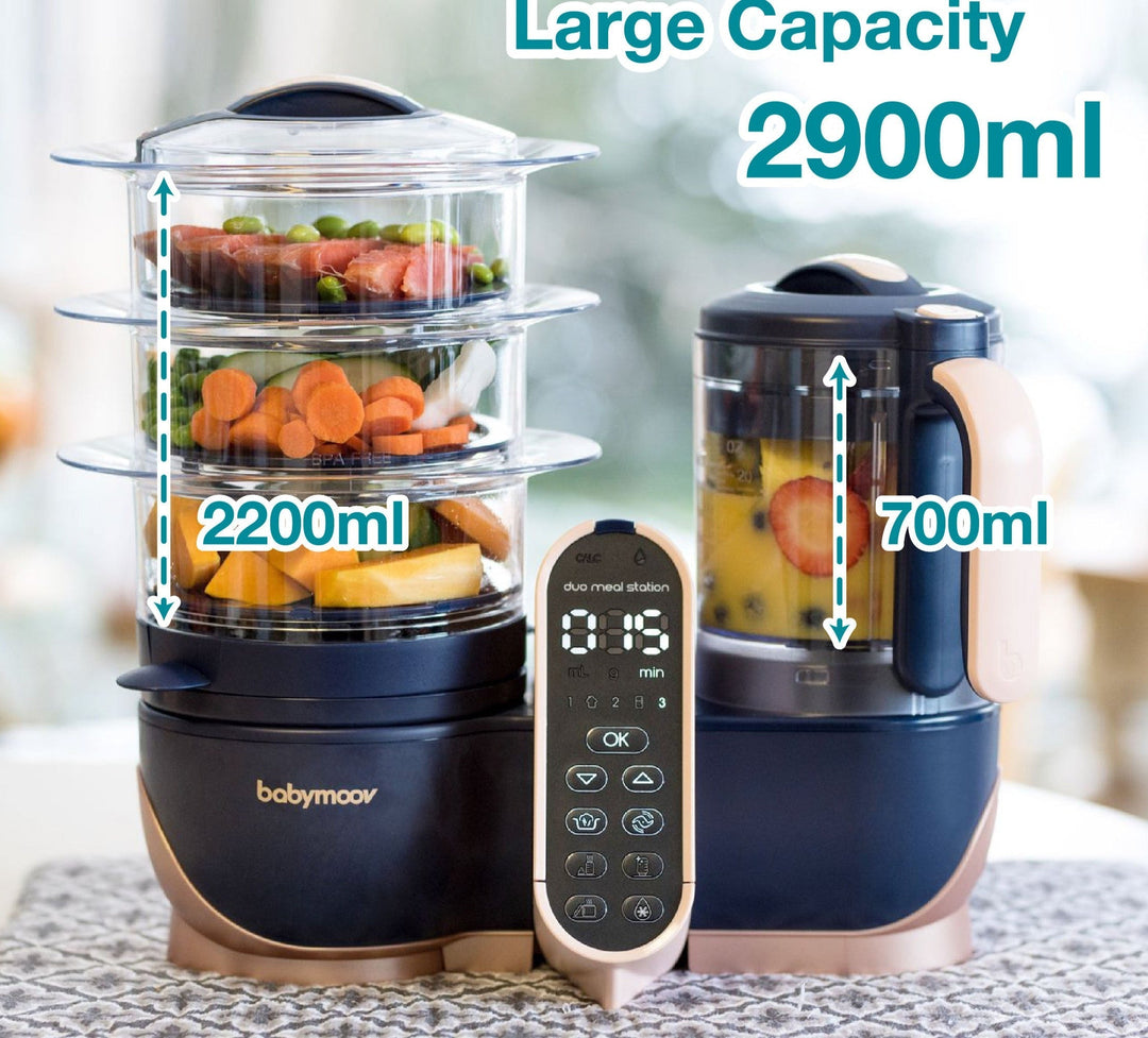 Babymoov Nutribaby+ XL Baby Food Processor- Rose Gold Limited Edition