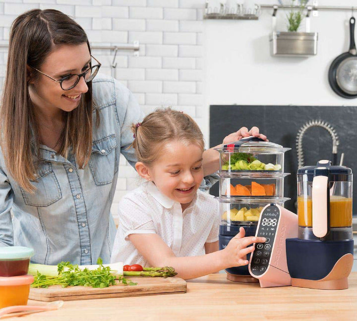 Babymoov Nutribaby+ XL Baby Food Processor- Rose Gold Limited Edition