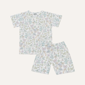 Cosoco Kids Short Sleeve Set - Rainbow Tropics