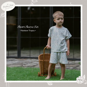 Cosoco Kids Short Sleeve Set - Rainbow Tropics