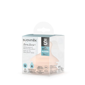 Suavinex Zero Zero Silicone Teat x 2