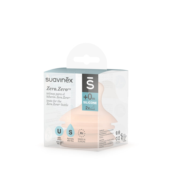 Suavinex Zero Zero Silicone Teat x 2