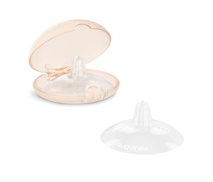 Suavinex Silicone Nipple Shields with Storage Box