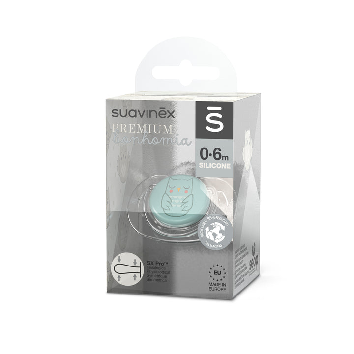 Suavinex Premium Soother with SX Pro Physiological Silicone Teat 0-6M
