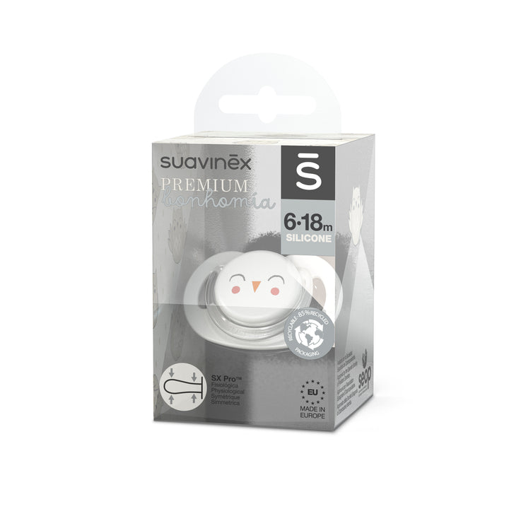 Suavinex Premium Soother with SX Pro Physiological Silicone Teat 6-18M