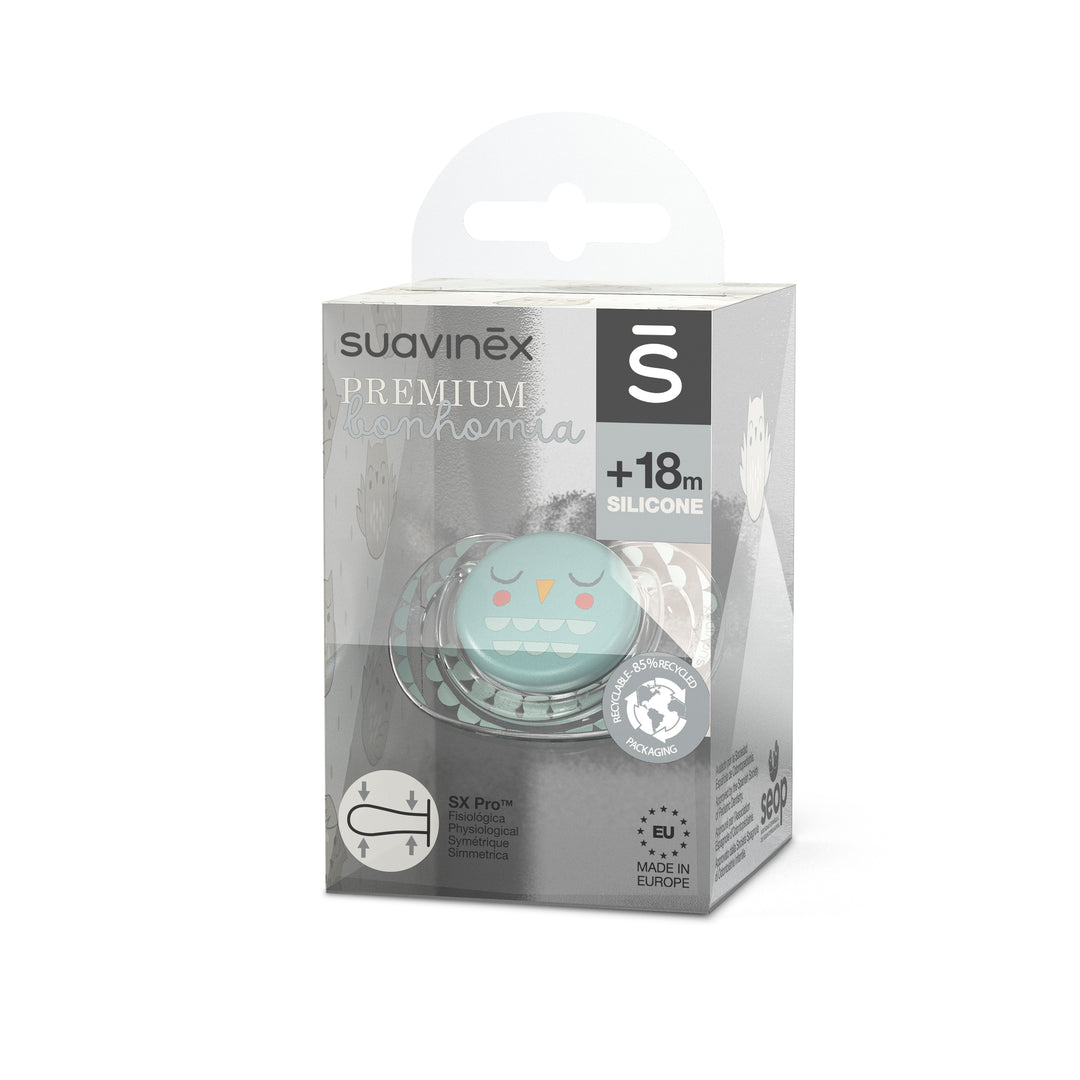Suavinex Premium Soother with SX Pro Physiological Silicone Teat 18M+