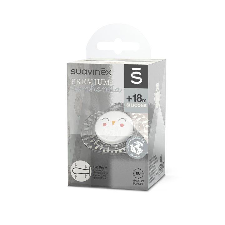 Suavinex Premium Soother with SX Pro Physiological Silicone Teat 18M+