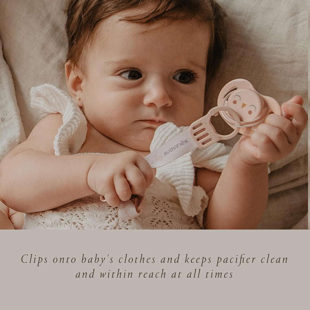 Suavinex Soother Clip with Ribbon