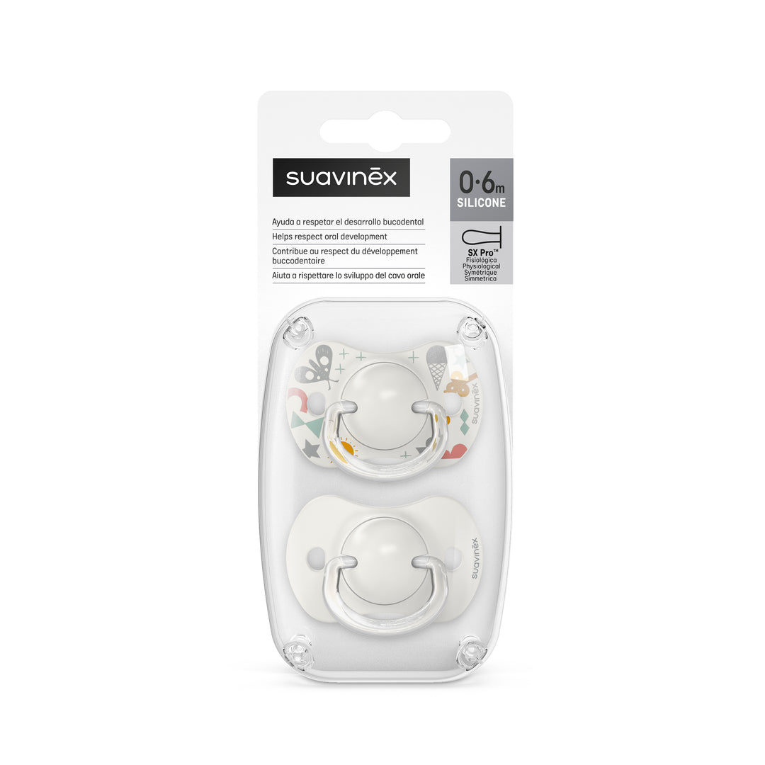 Suavinex A Walk In The Park SX Pro Soother 0-6months 2 Pack