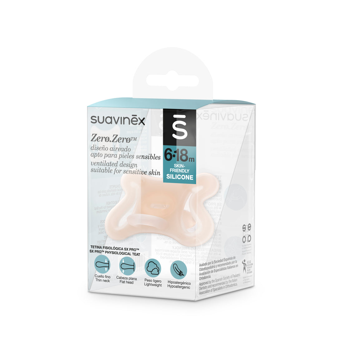 Suavinex Zero Zero Physiological Air flow Silicone Soother 6-18M