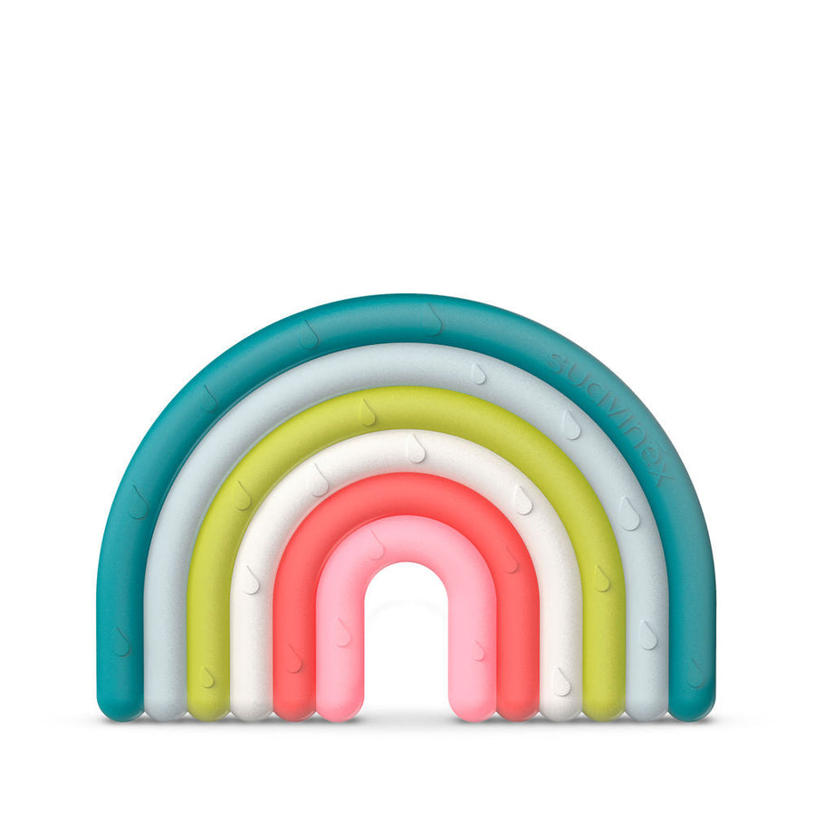 Suavinex Rainbow Silicone Teether Stage 1