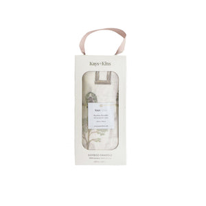 KAYS + KINS Bamboo Swaddle - Peacock Pavillion