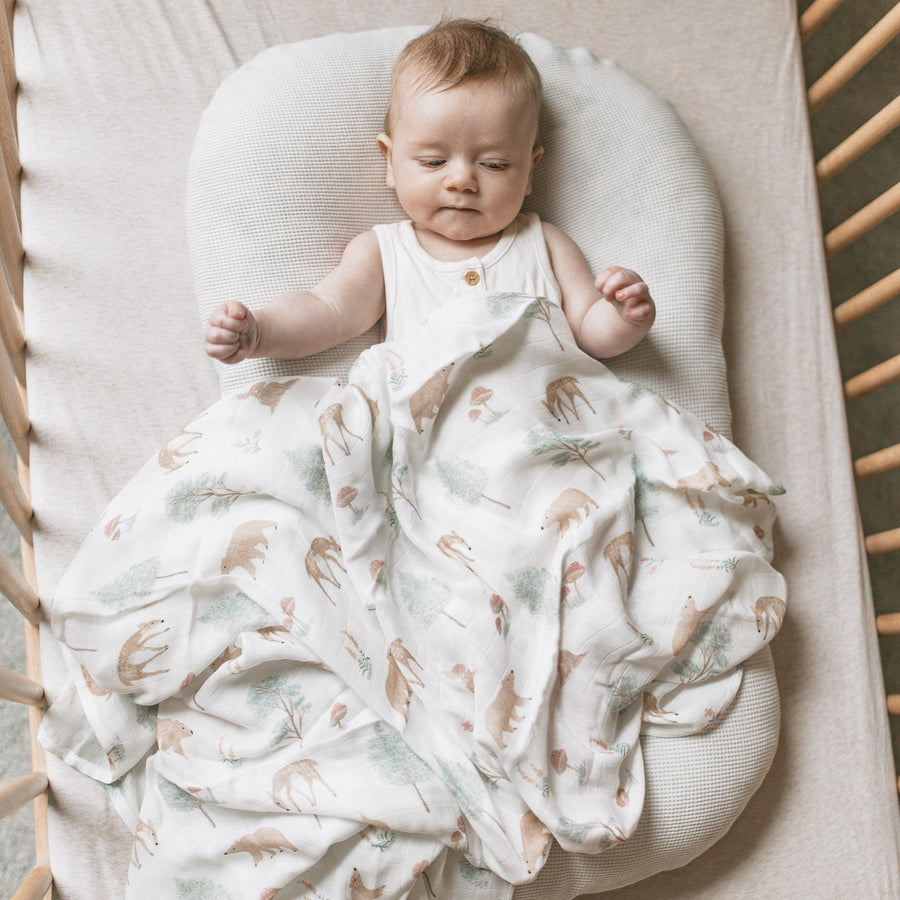 KAYS + KINS Bamboo Swaddle - Forest Animal