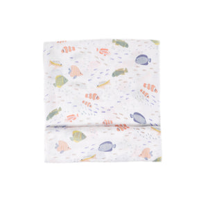 KAYS + KINS Bamboo Swaddle - Marine Fish