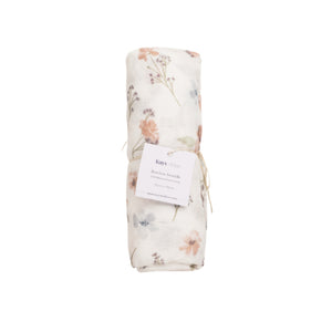 KAYS + KINS Bamboo Swaddle - Whispering Blossom
