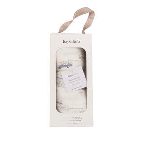 KAYS + KINS Bamboo Swaddle - City Stroll