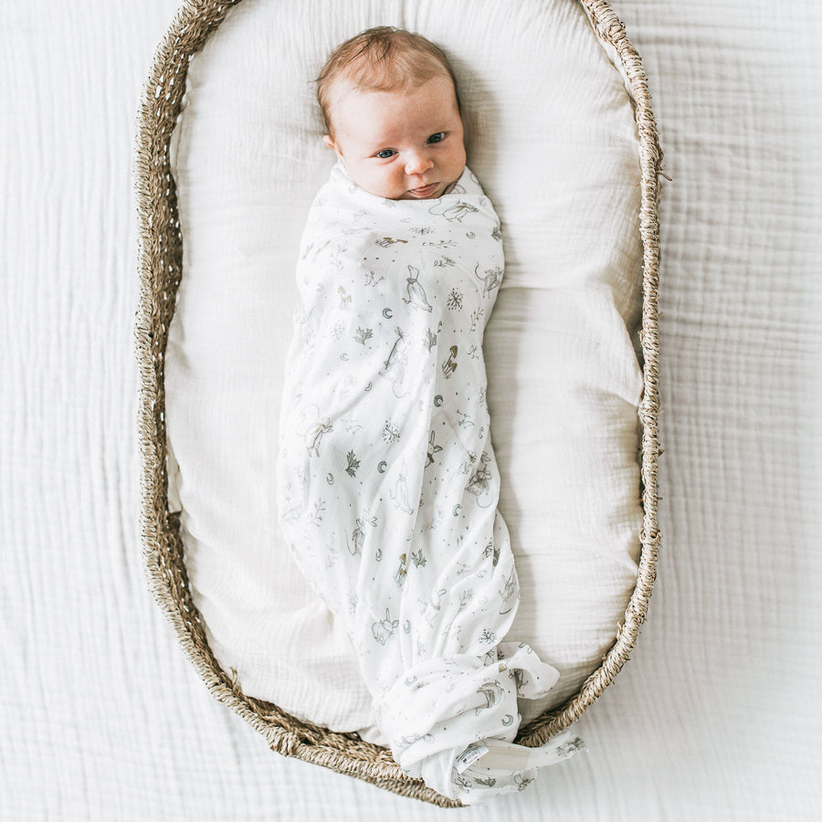 KAYS + KINS Bamboo Swaddle - Enchanted Eve