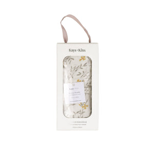 KAYS + KINS Bamboo Swaddle - Wildflower Haze