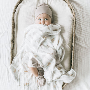 KAYS + KINS Bamboo Swaddle - Moonlit Whimsy