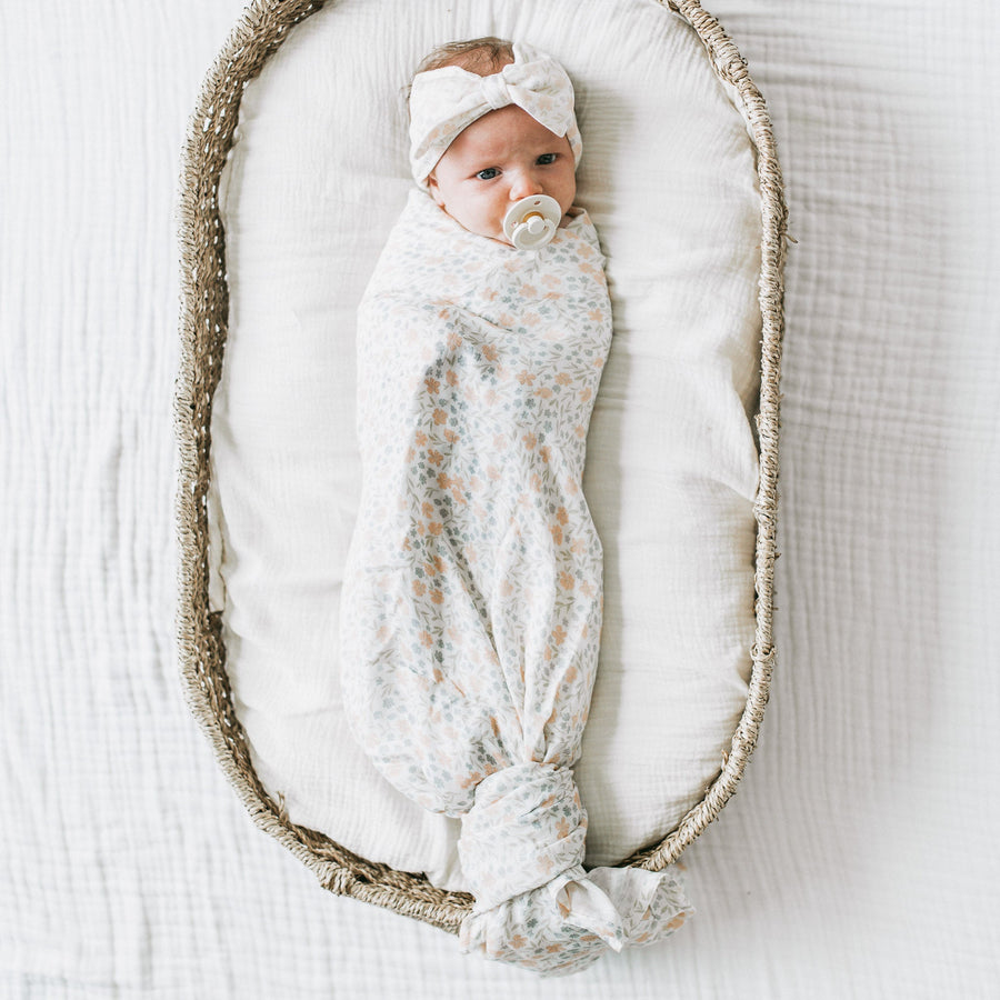 KAYS + KINS Bamboo Swaddle - Petalyn