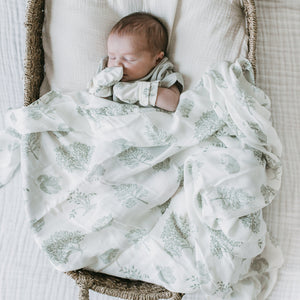 KAYS + KINS Bamboo Swaddle - Woodland