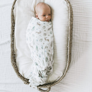 KAYS + KINS Bamboo Swaddle - Whimsical Forest