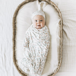 KAYS + KINS Bamboo Luxe Swaddle Set - Wildflower Waltz
