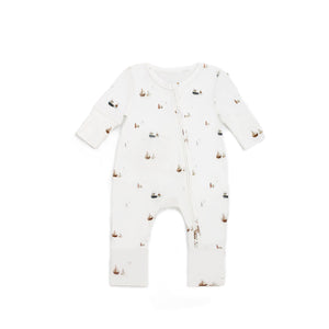Twinkle Planet Organic Onepiece Pyjamas - Sailor Blue