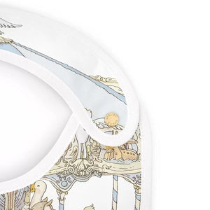 Atelier Satin Bib - Carousel Blue