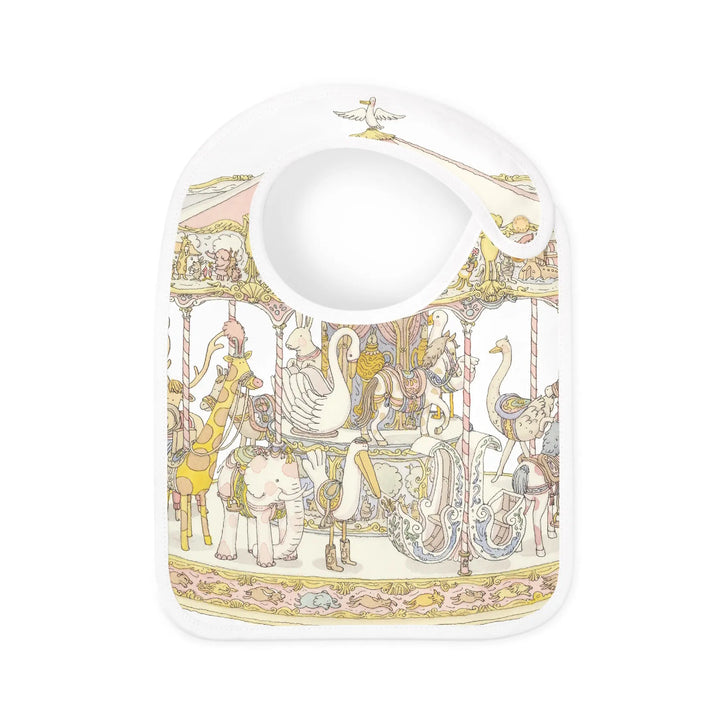 Atelier Satin Bib - Carousel Pink