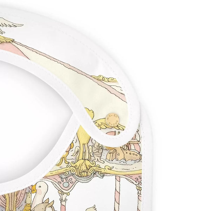 Atelier Satin Bib - Carousel Pink