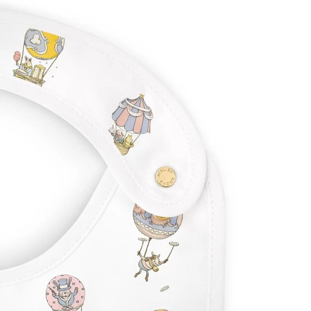 Atelier Satin bib – Pastel Circus