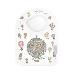 Atelier Satin bib – Hot Air Ballons