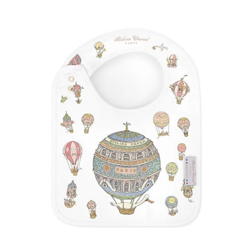 Atelier Satin bib – Hot Air Ballons