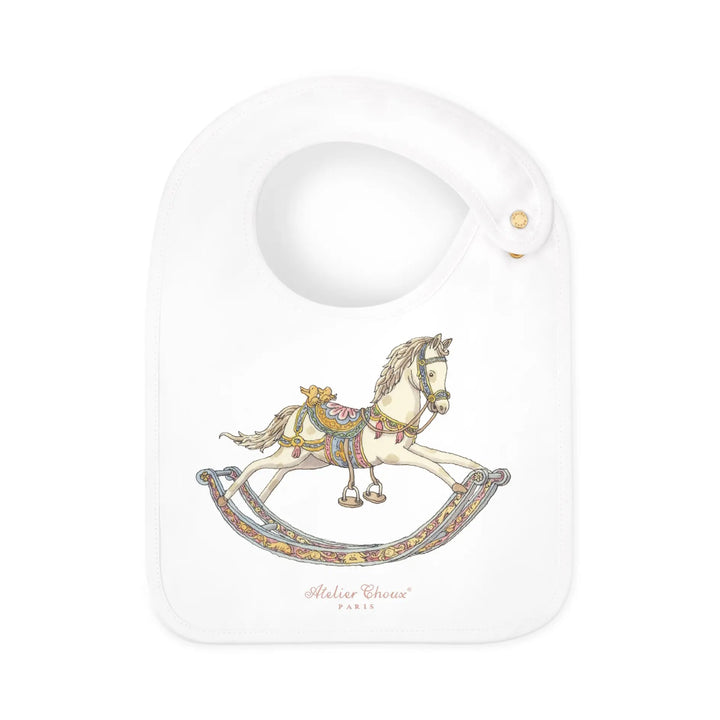 Atelier Satin Bib - Rocking Horse