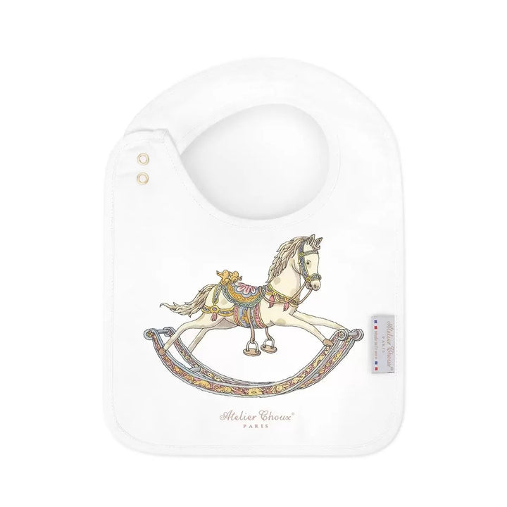 Atelier Satin Bib - Rocking Horse