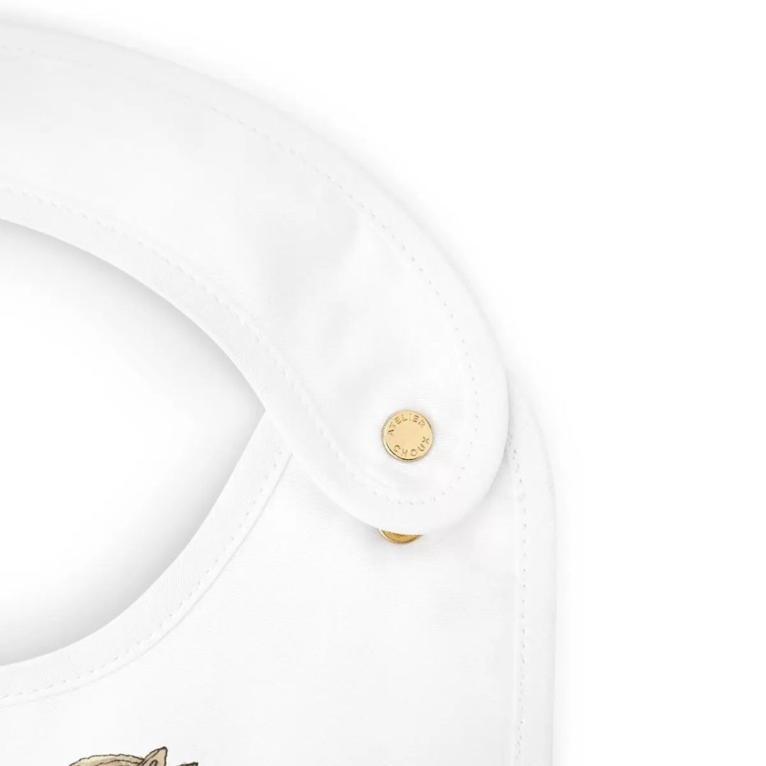 Atelier Satin Bib - Rocking Horse