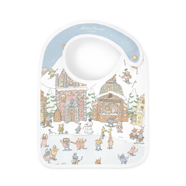 Atelier Satin Bib - Winter Wonderland