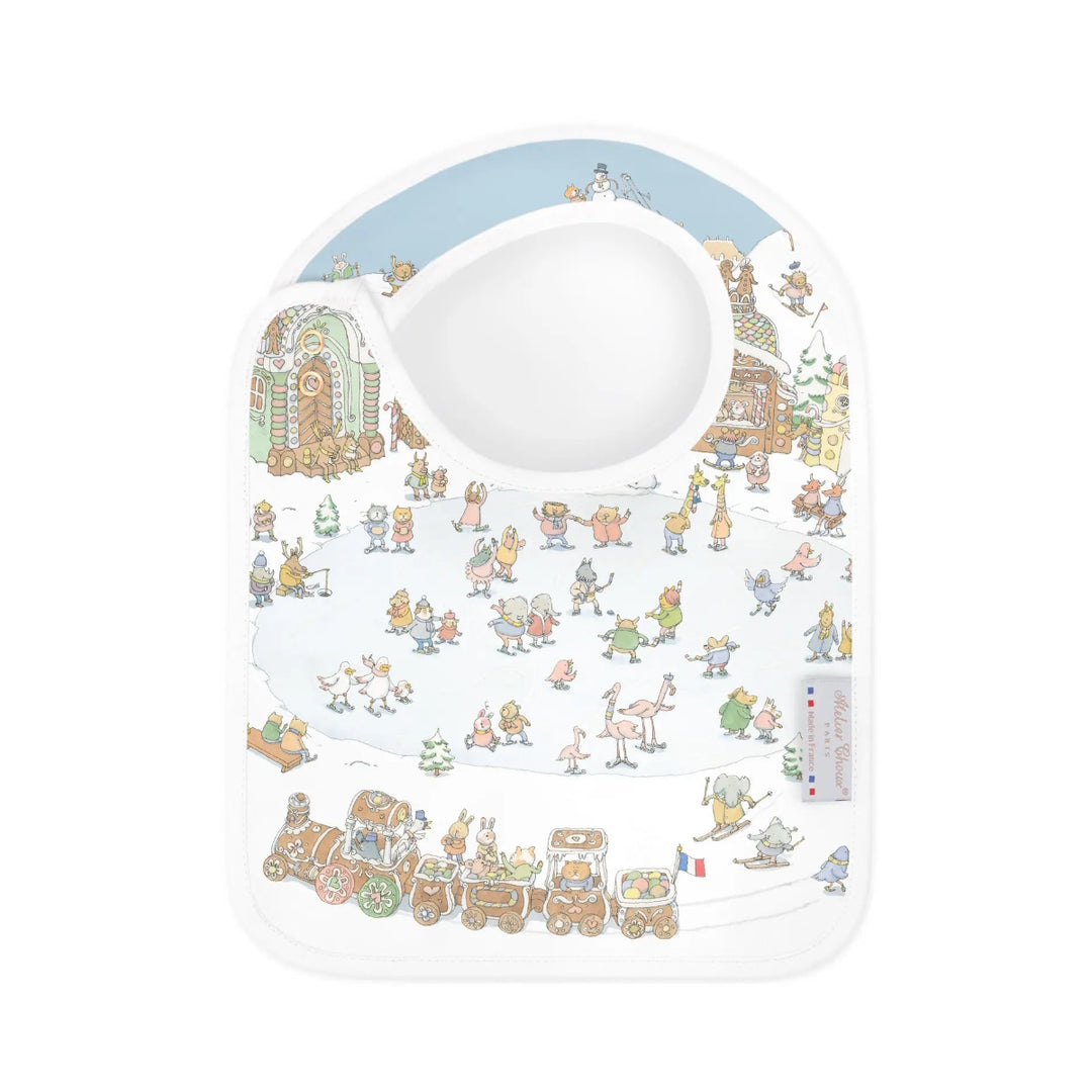 Atelier Satin Bib - Winter Wonderland