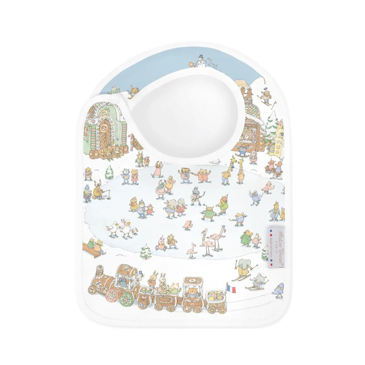 Atelier Satin Bib - Winter Wonderland
