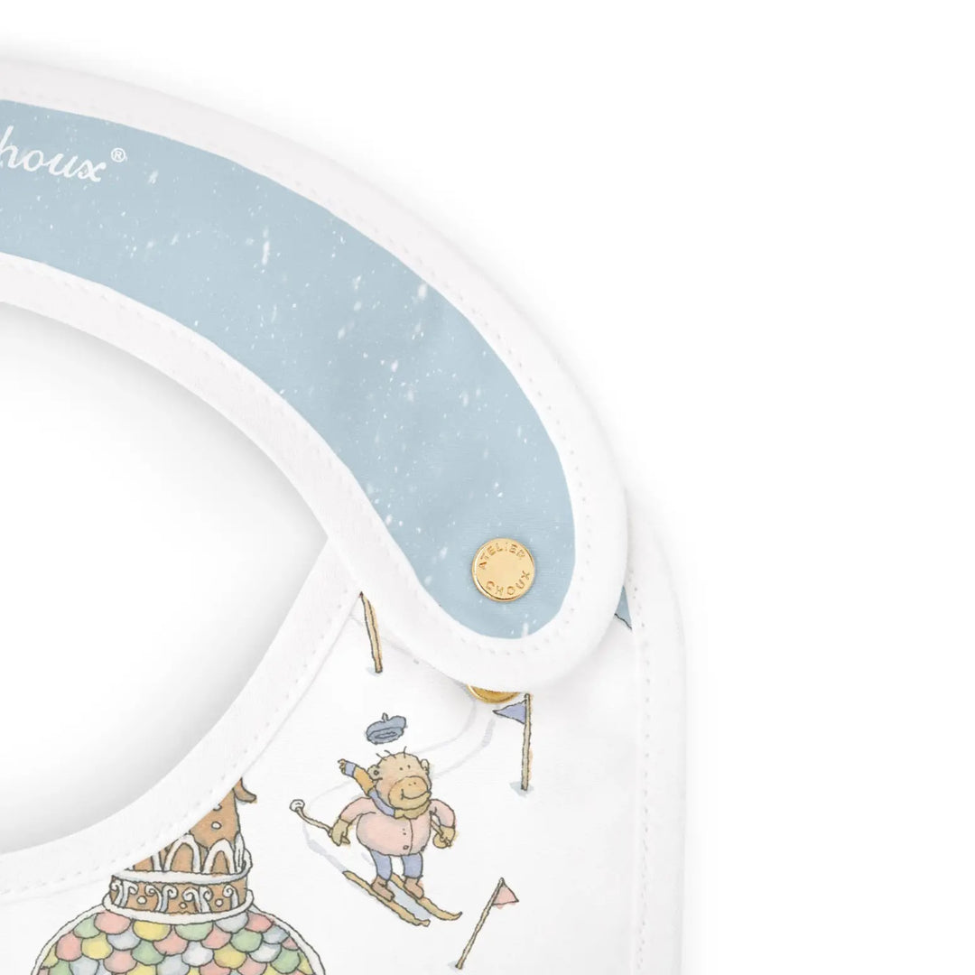 Atelier Satin Bib - Winter Wonderland