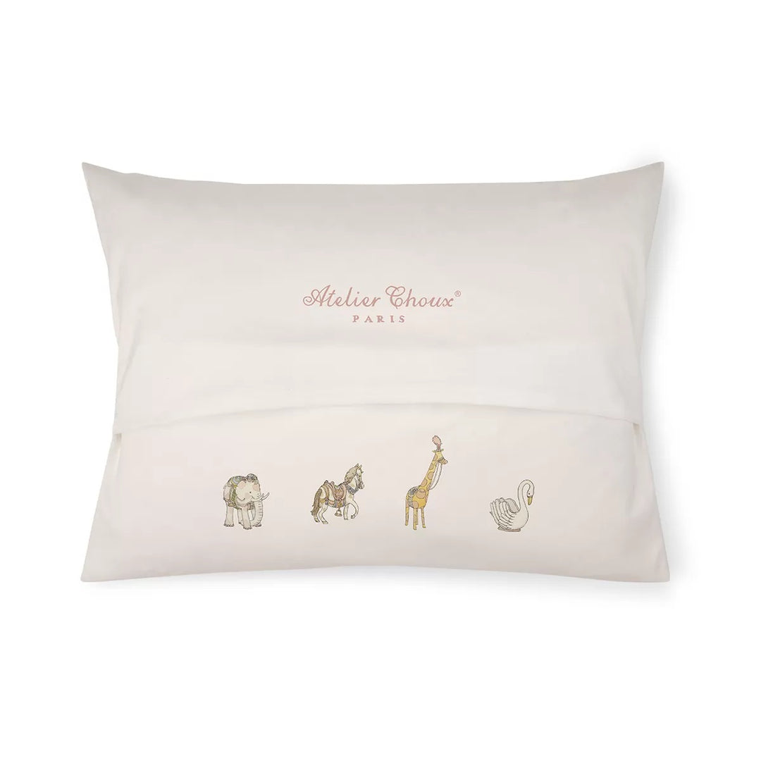 Atelier Satin Cushion - Carousel Pink