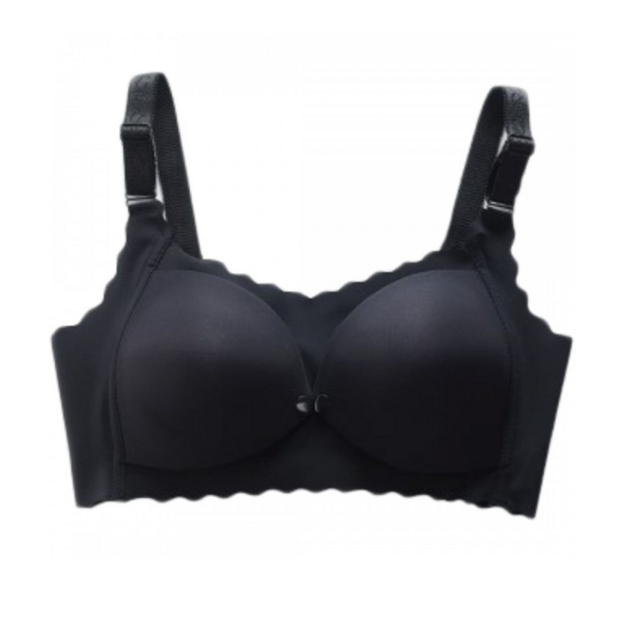 Bmama Silky Soft Nursing Bra - Lady's Mantle, Black - Happikiddo.com